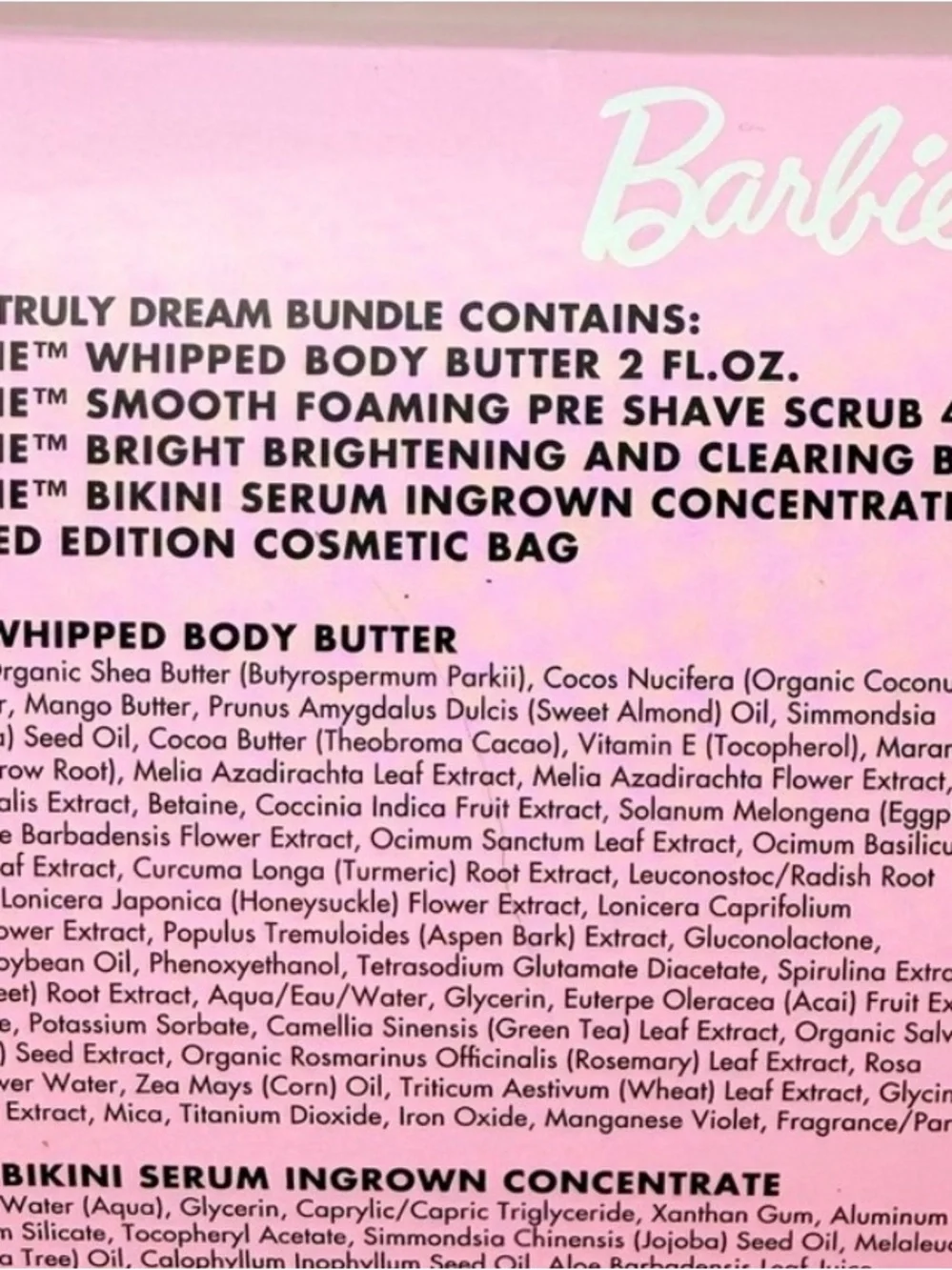 DISCONTINUED Truly x Barbie Limited Edition Full Set NIB-A BARBIE ROBE INCLUDED! - Picture 3 of 12